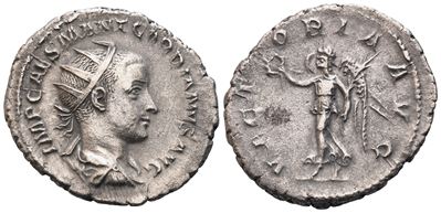 Gordian III (ad 238–244), Antoninianus, Rome, 239; Ar (3,75 G; 22 MM; 12 H)