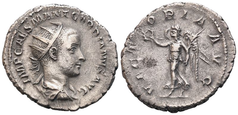 Gordian III (ad 238–244), Antoninianus, Rome, 239; Ar (3,75 G; 22 MM; 12 H)