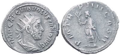 Volusian (251-253), Antoninianus, Rome, 253; Ar (3 G; 20,5 MM; 6 H)