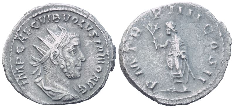 Volusian (251-253), Antoninianus, Rome, 253; Ar (3 G; 20,5 MM; 6 H)