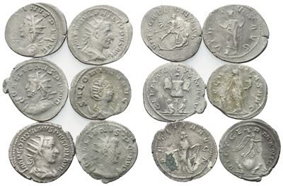 Lot Of 6 Æ Coins To Be Catalogued. Lot Sold As Is, No Returns.