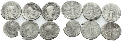 Lot Of 6 Ar Coins To Be Catalogued. Lot Sold As Is, No Returns.