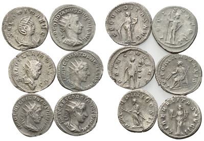 Lot Of 6 Ar Coins To Be Catalogued. Lot Sold As Is, No Returns.
