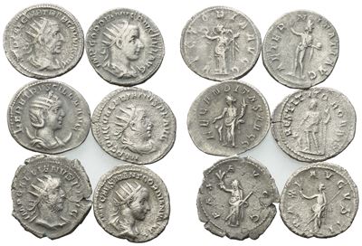 Lot Of 6 Ar Coins To Be Catalogued. Lot Sold As Is, No Returns.