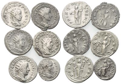 Lot Of 6 Ar Coins To Be Catalogued. Lot Sold As Is, No Returns.