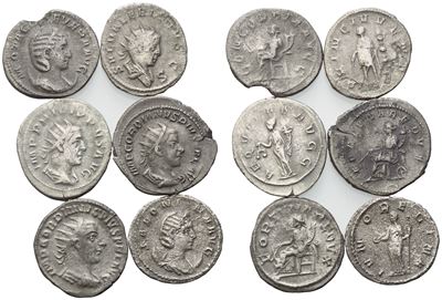 Lot Of 6 Ar Coins To Be Catalogued. Lot Sold As Is, No Returns.