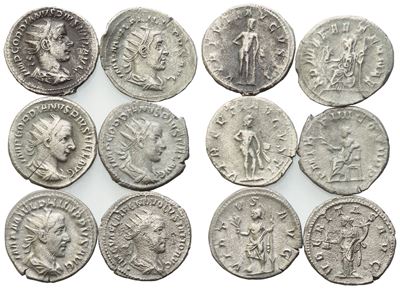 Lot Of 6 Ar Coins To Be Catalogued. Lot Sold As Is, No Returns.