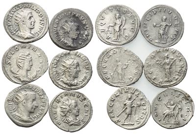 Lot Of 6 Ar Coins To Be Catalogued. Lot Sold As Is, No Returns.