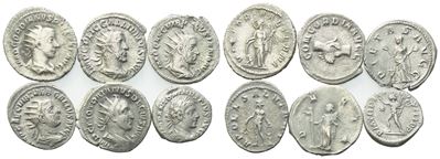 Lot Of 6 Ar Coins To Be Catalogued. Lot Sold As Is, No Returns.