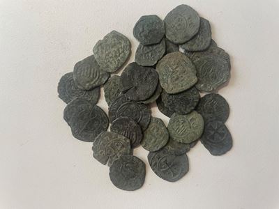 Lot Of 31 Medieval Coins. Lot Sold As Is, No Return