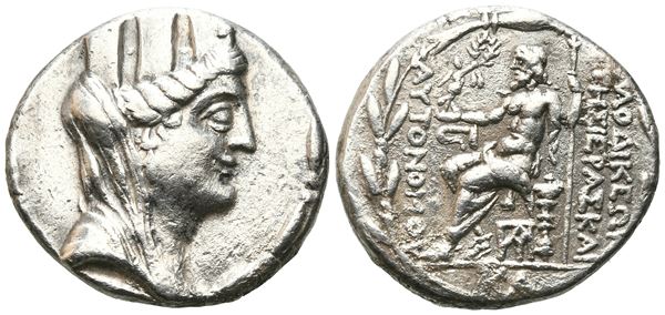 Seleukis and Pieria, Laodikeia, 78/7-16/5 BC. AR Tetradrachm (27 mm, 14.87 g), year 16 (66/5 BC).