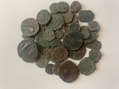 Lot Of 39 Follis Byzantine. Lot Sold As Is, No Return