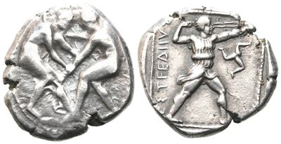 Pamphylia, Aspendos, C. 420-410 Bc. Ar Stater (22 MM, 10.82 G).