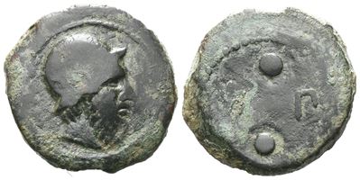 Islands Of Sicily, Lipara, C. 440-420 Bc. Æ Hexas Or Dionkion (21 MM, 8.60g).