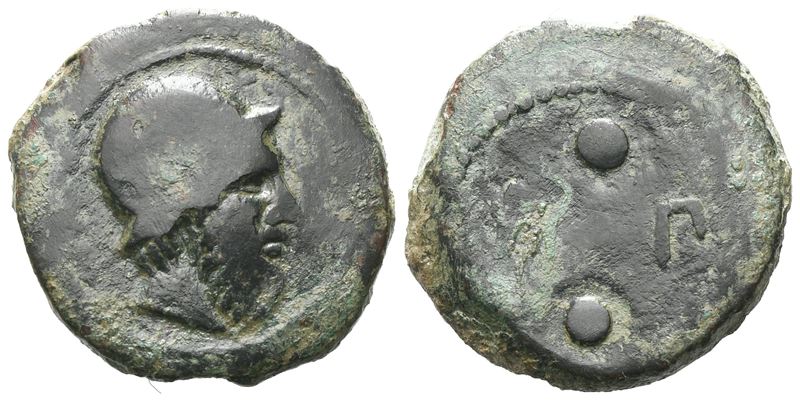 Islands Of Sicily, Lipara, C. 440-420 Bc. Æ Hexas Or Dionkion (21 MM, 8.60g).