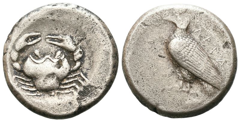 Sicily, Akragas, C. 510-495 Bc. Ar Didrachm (20 MM, 7.51 G).