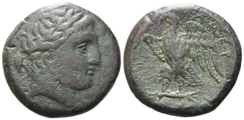 Sicily, Messana. The Mamertinoi, 275-264 Bc. Æ Quadruple Unit (27 MM, 16.35 G).