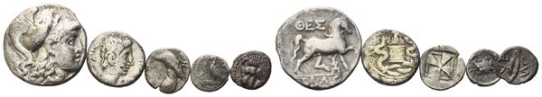 Lot of 5 AR coins to be catalogued. Lot sold as is, no returns.