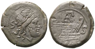 Uncertain, Semis, C. 169-158 Bc; Æ (13,58 G; 26,5 MM; 2 H)