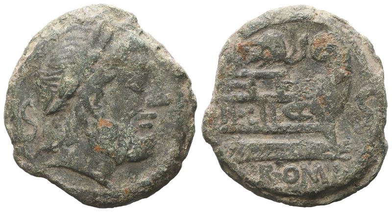 Anonymous, Semis, 128 Bc; Æ (8,11 G; 22 MM; 8 H)