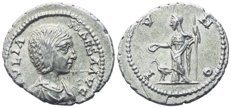 Julia Maesa (218-224), Denarius, Uncertain Mint in The East, C. 218-219; Ar (3,11 G; 19,5 MM; 6 H...
