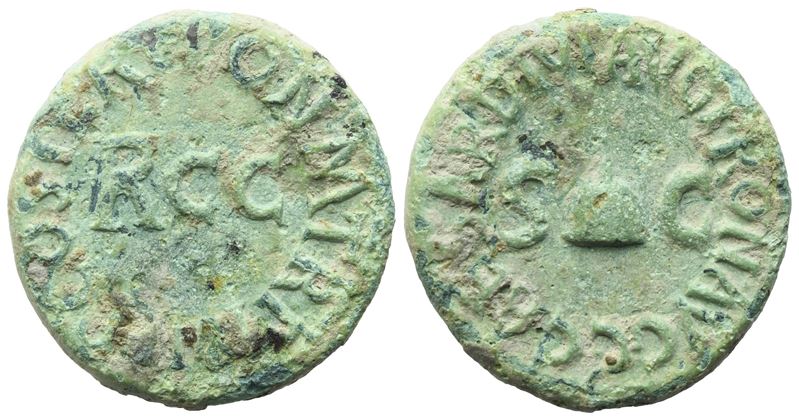 Gaius (37-41), Quadrans, Rome, Early January 41; Æ (3,33 G; 16,5 MM; 6 H)