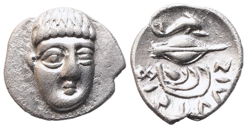 Campania, Phistelia, Obol, c. 325-275 BC; AR (0,64 g; 10,5 mm; 3 h)