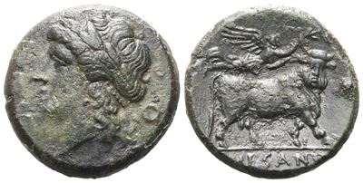 Northern Campania, Suessa Aurunca, C. 265-240 Bc. Æ (19 MM, 5.83 G).