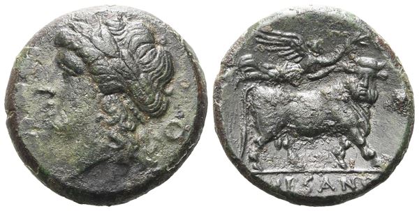 Northern Campania, Suessa Aurunca, c. 265-240 BC. Æ (19 mm, 5.83 g).  - Auction GREEK & ROMAN PROVINCIAL COINS AND NUMISMATIC LITERATURE Including a wide selection of Alexandrian Coins from the Dattari Collection - Bertolami Fine Art - Prague