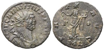 Carausius (287-293), Antoninianus, London Mint, 289; Bi (3,93 G; 23,5 MM; 6 H)
