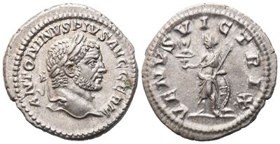 Caracalla (198-217), Denarius, Rome, 216; Ar (3,39 G; 19,6 MM; 12 H)