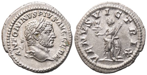 Caracalla (198-217), Denarius, Rome, 216; AR (3,39 g; 19,6 mm; 12 h)