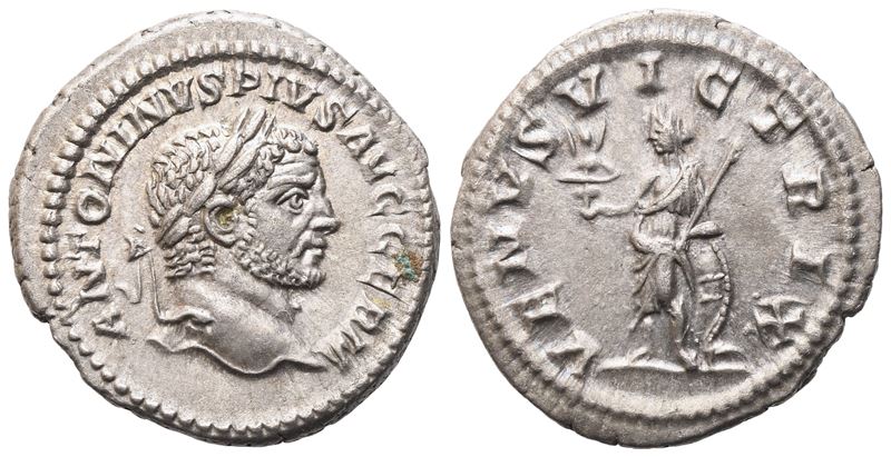 Caracalla (198-217), Denarius, Rome, 216; Ar (3,39 G; 19,6 MM; 12 H)