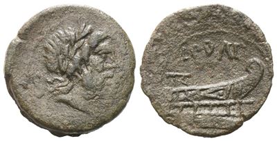 Anonymous, Semis, C. 91 Bc; Æ (7,12 G; 21 MM; 9 H)