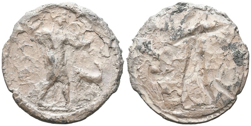 Bruttium, Kaulonia, C. 525-500 Bc. Ar Stater (31 MM, 7.16 G).