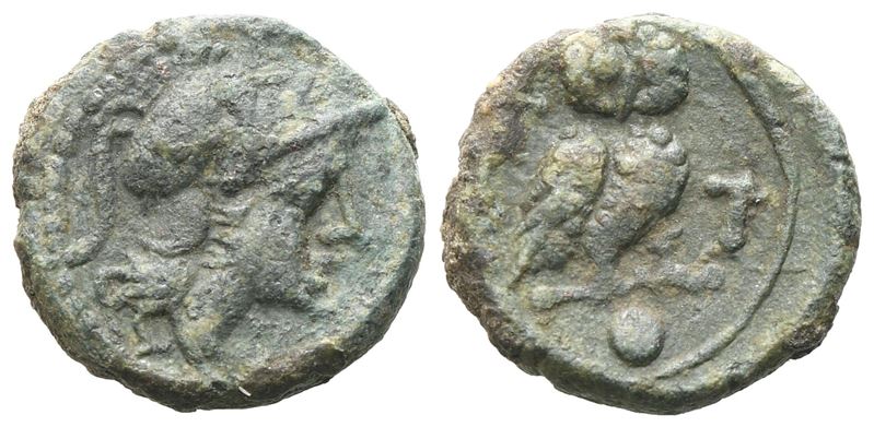 Northern Apulia, Teate, C. 225-200 Bc. Æ Uncia (14 MM, 2.64 G).