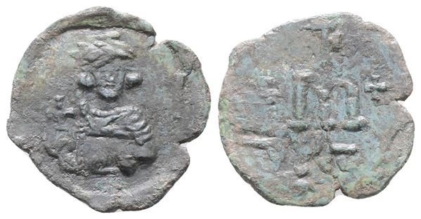 Justinian II (Second reign, 705-711). Æ 40 Nummi (26mm, 4.98g).