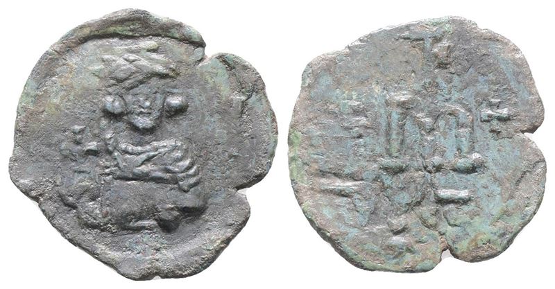 Justinian II (second Reign, 705-711). Æ 40 Nummi (26mm, 4.98g).