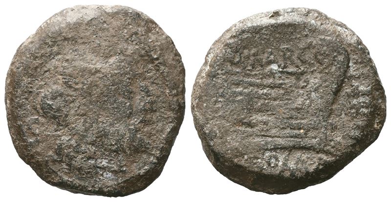 Q. Marcius Libo, Semis, 148 Bc; Æ (11,68 G; 25,2 MM; 3 H)