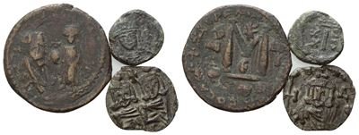 Justinian i (527-565). Æ 10 Nummi (17mm, 2.84g).