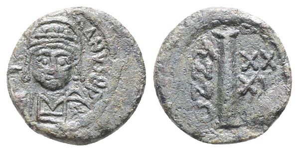 Justinian I (527-565). Æ 10 Nummi (17mm, 2.84g).  - Auction Greek, Roman, Byzantine Coins - Bertolami Fine Art - Prague