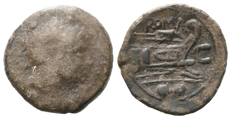 L. Cornelius, Sextans, After 211 Bc; Æ (4,25 G; 19 MM; 10 H)