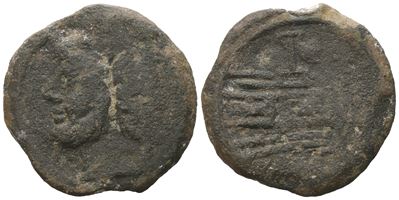 Anonymous, As, C. 155-149 Bc; Æ (17,70 G; 29 MM; 6 H)