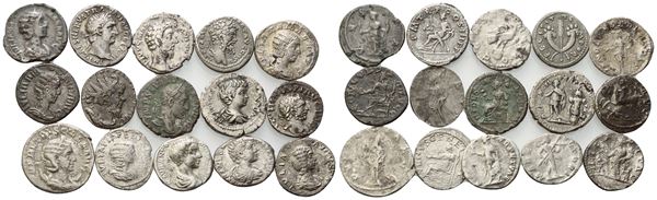  Lot of 15 AR coins to be catalogued. Lot to be sold as is, no returns.