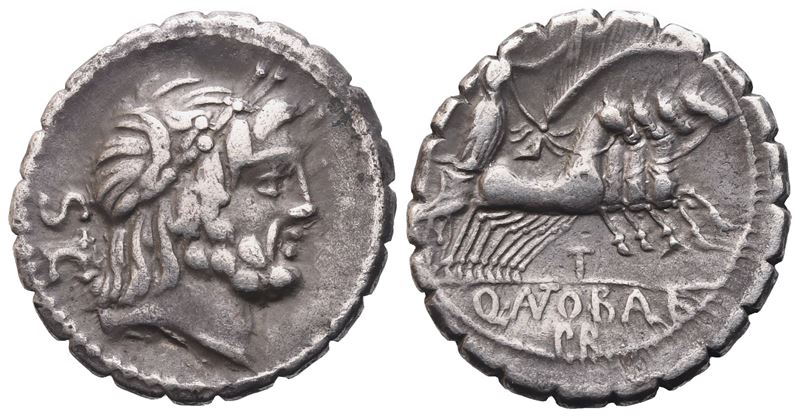 Q. Antonius Balbus, Denarius Serratus, 83-82 Bc; Ar (3,74 G; 18,8 MM; 4 H)
