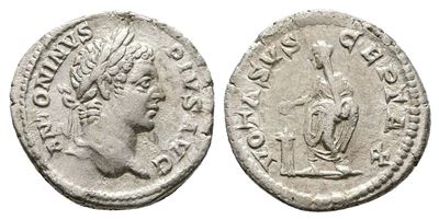 Caracalla (198-217). Ar Denarius (19mm, 2.87g).