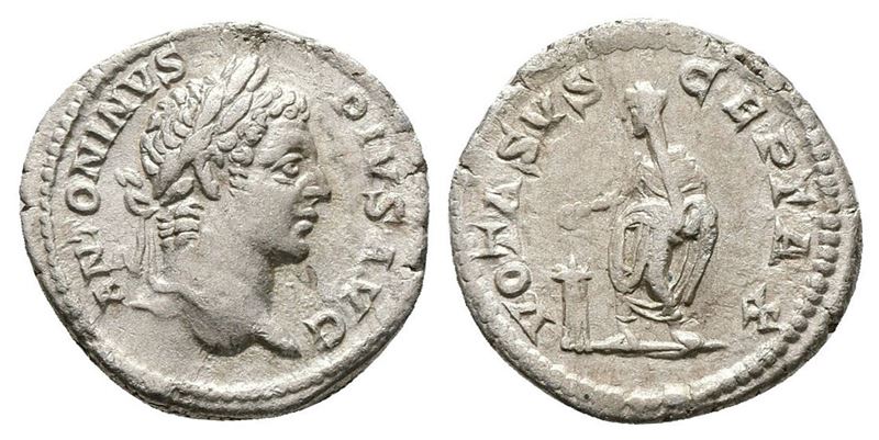 Caracalla (198-217). Ar Denarius (19mm, 2.87g).
