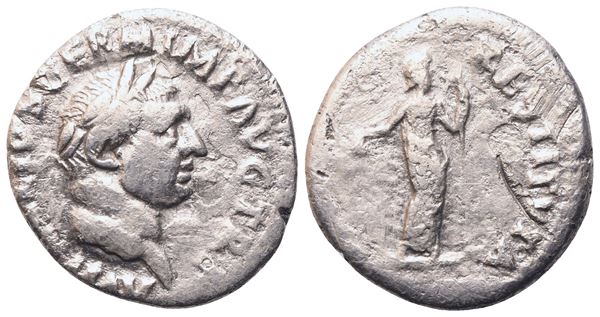 Vitellius (69), Denarius, Rome, April-December 69; AR (2,75 g; 16,8 mm; 6 h)