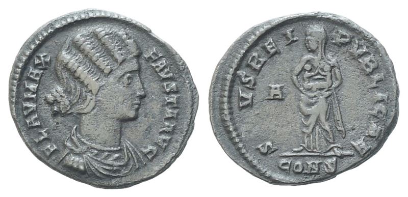 Fausta, Follis sotto Costantino I, Constantinopolis, 326