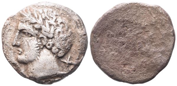 Etruria, Populonia, 10 Asses, c. 300-250 BC; AR 